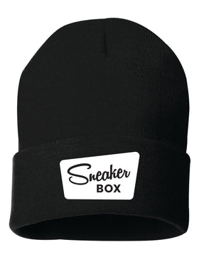 Sneaker Box Beanie - White Logo