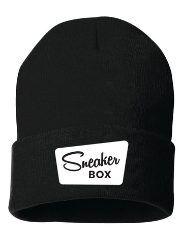 Sneaker Box Beanie - White Logo