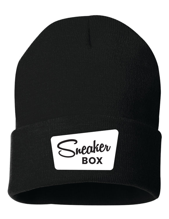 Sneaker Box Beanie - White Logo