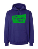 Sneaker Box Hoodie, Large Green Logo-2