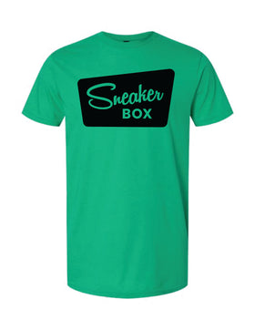 Sneaker Box T-Shirt, Large Black Logo - 0
