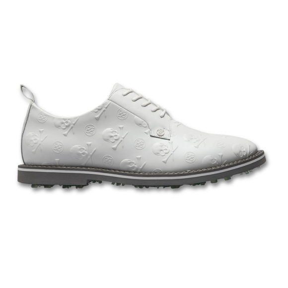 Gallivanter Embossed Skull & Tees Leather Golf Shoe
