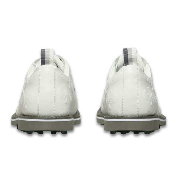 Gallivanter Embossed Skull & Tees Leather Golf Shoe