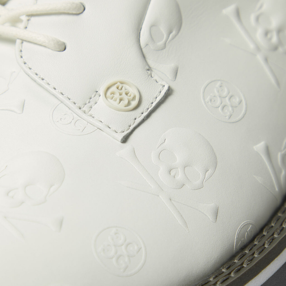 Gallivanter Embossed Skull & Tees Leather Golf Shoe