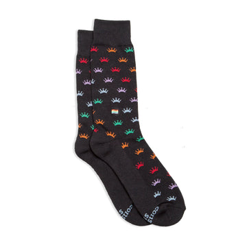 Buy socks-that-save-lgbtq-lives-crowns Conscious Step Socks
