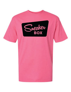 Sneaker Box T-Shirt, Large Black Logo