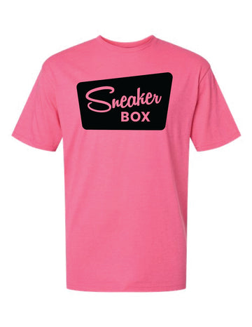 Sneaker Box T-Shirt, Large Black Logo