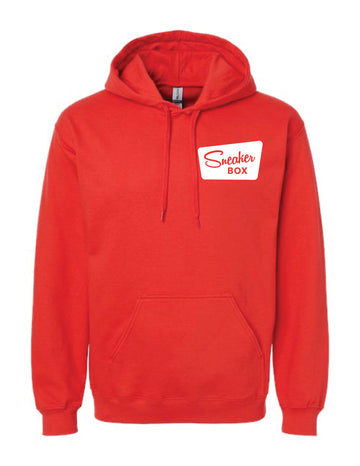 Sneaker Box Hoodie, Small White Logo - 0