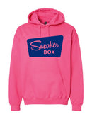 Sneaker Box Hoodie, Large Blue Logo-1