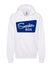 White / Large Blue Logo