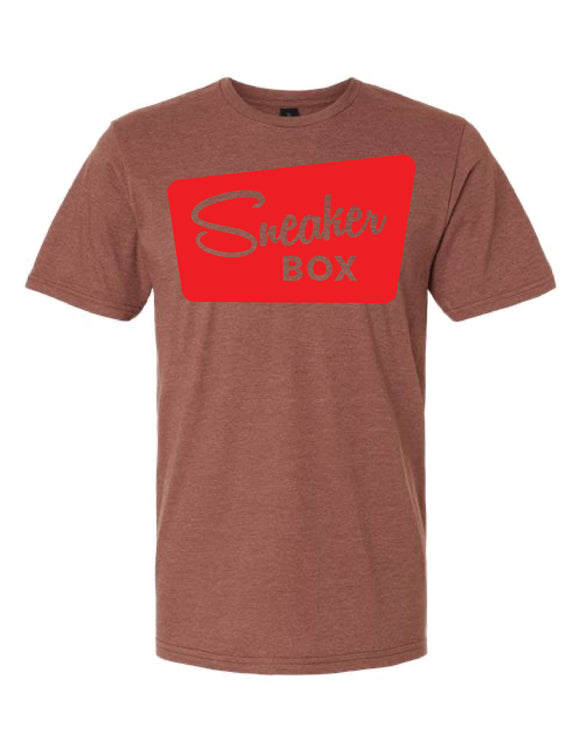 Sneaker Box T-Shirt, Large Red Logo