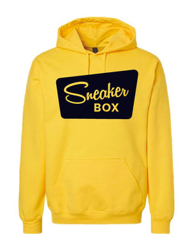 Buy yellow-large-black-logo Sneaker Box Hoodie, Large Black Logo