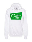 Sneaker Box Hoodie, Large Green Logo-3
