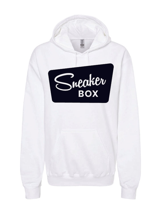 Sneaker Box Hoodie, Large Black Logo