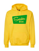 Sneaker Box Hoodie, Large Green Logo-1